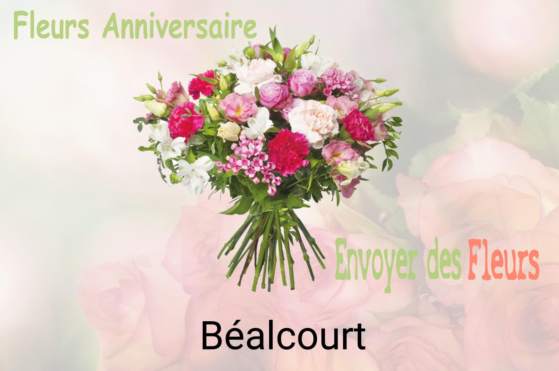 Bouquet de fleurs d’anniversaire livré à Béalcourt